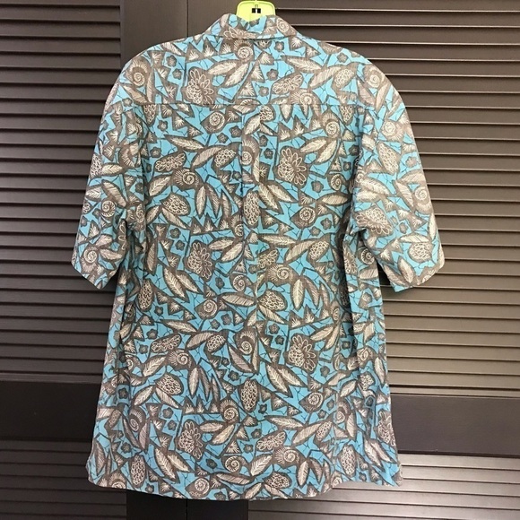 Vintage 80s Hawaii Reverse Print Aloha Shirt, Pullover Style, Size Large - Picture 9 of 13